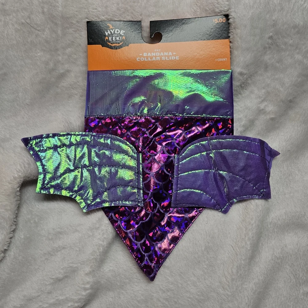 Dragon Wing Bandana Collar Slide for Cat or Dog